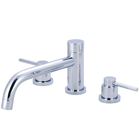 Pioneer Industries Two Handle Roman Tub Set in Chrome 4MT610